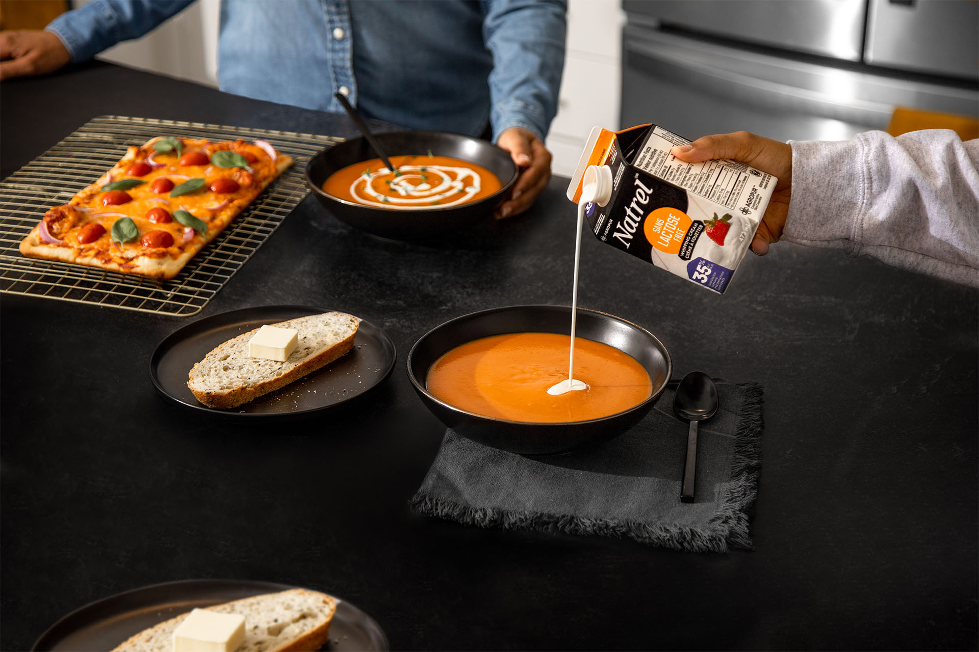 Toutes les recettes pour vos dîners Natrel